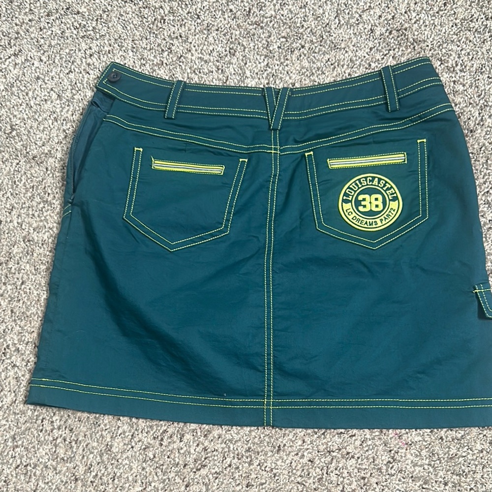 Louis castle Green Women's  skort Skirt size 2 Tinnes core size 67 golf Tinnes